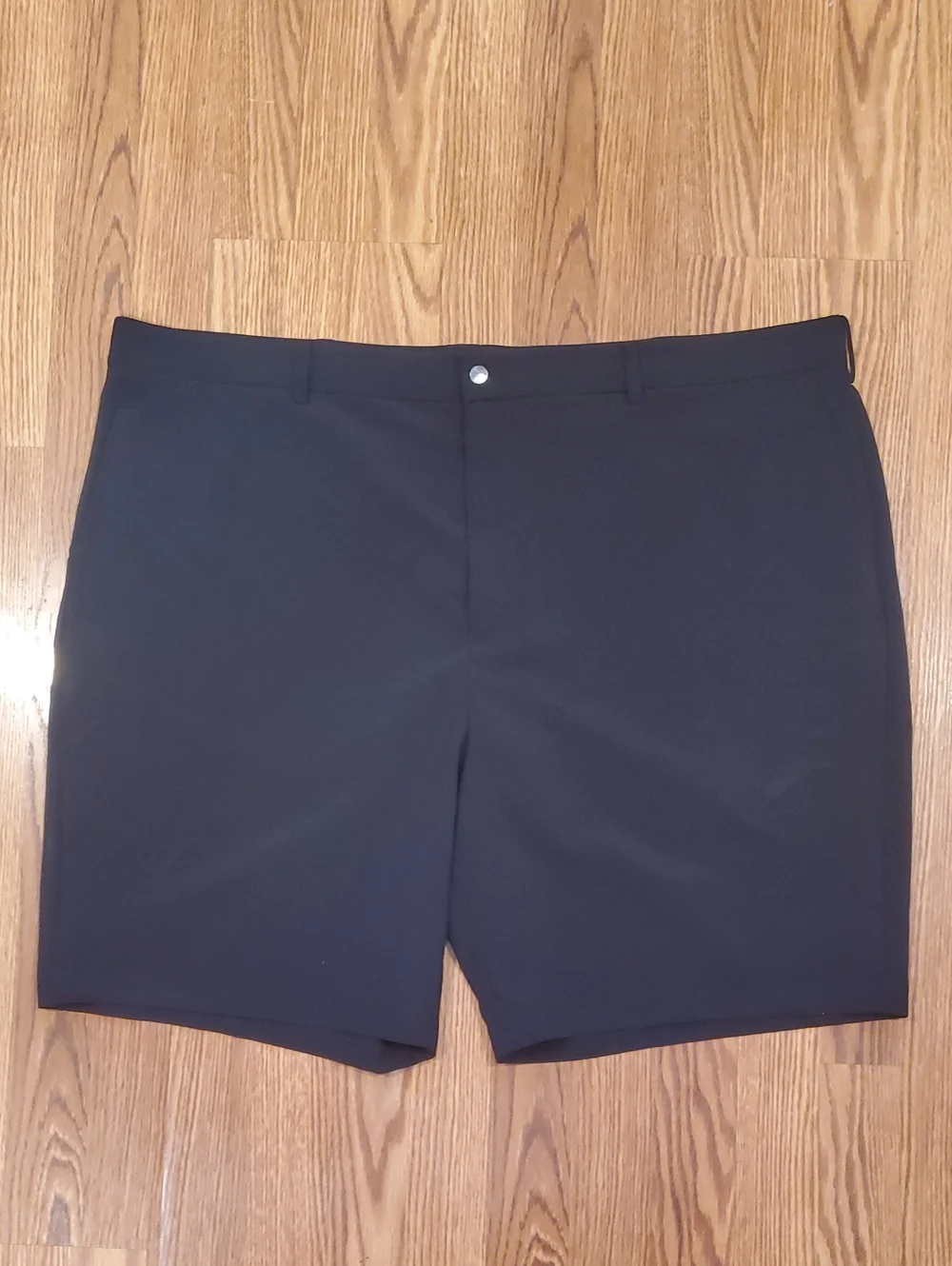 Callaway Black Flat-Front Golf Shorts